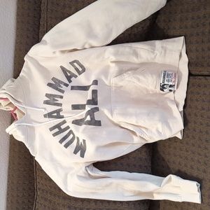 Roots of Fight Large Ivory Muhammad Ali Hoodie